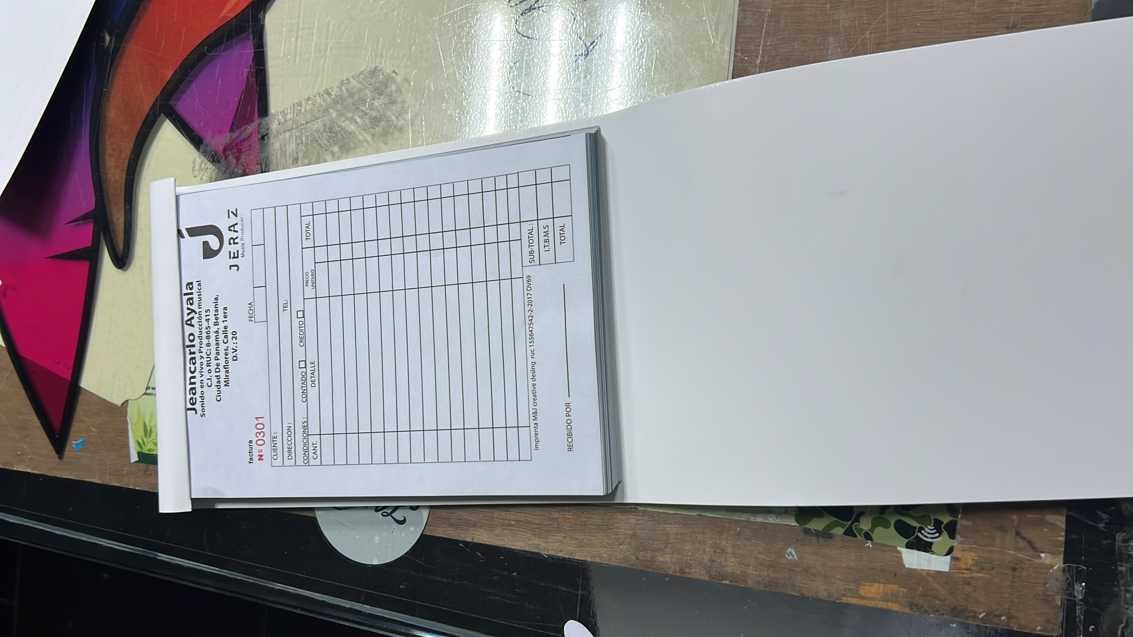 Libretas de factura